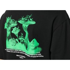 OFF-WHITE Mushroom Graphic Tee Black/Green
