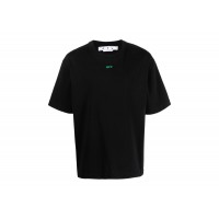 OFF-WHITE Mushroom Graphic Tee Black/Green