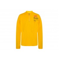 OFF-WHITE Industrial Y013 Zip Mock Neck Tee Yellow
