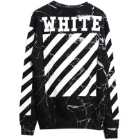 OFF-WHITE Caravaggio Painted Sweatshirt Black