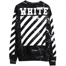 OFF-WHITE Caravaggio Painted Sweatshirt Black