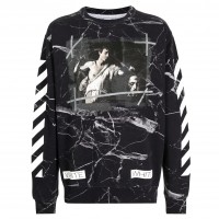 OFF-WHITE Caravaggio Painted Sweatshirt Black