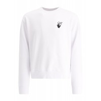 OFF-WHITE Degrade Arrows Crewneck White/Fucshia Multi