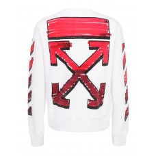 OFF-WHITE Marker Arrows Crewneck White Red