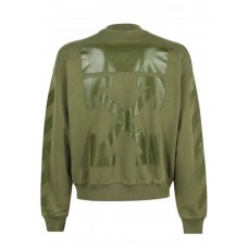 OFF-WHITE Rubber Arrows Crewneck Green