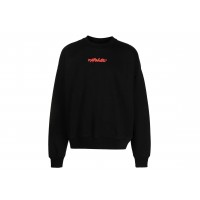 OFF-WHITE Arrow On Canvas Print Sweatshirt Black