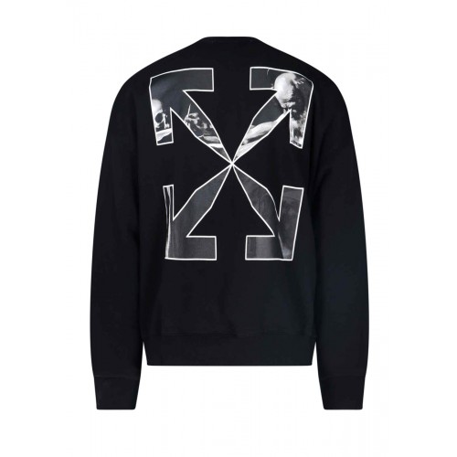 Оригинальный шмот OFF-WHITE Caravaggio Saint Jerome Writing Arrows Sweatshirt Black