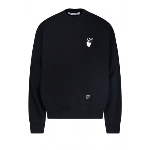 Оригинальный шмот OFF-WHITE Caravaggio Saint Jerome Writing Arrows Sweatshirt Black