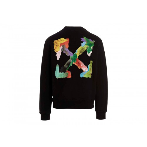 Оригинальный шмот OFF-WHITE Brush Arrows Skate Crewneck Black/Multi