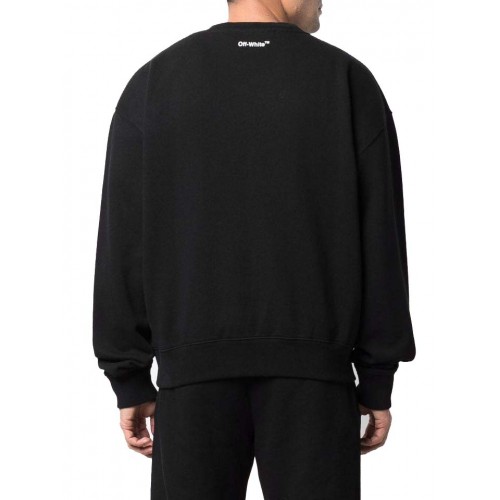 Оригинальный шмот OFF-WHITE Monalisa Over Crewneck Black/Blue - 70см