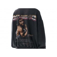 OFF-WHITE Digit Bacchus Cotton Sweatshirt Charcoal Grey