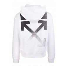 OFF-WHITE Degrade Arrows Hoodie White