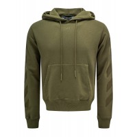 OFF-WHITE Slim Fit Rubber Arrows Hoodie Green