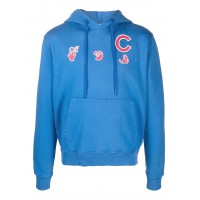 OFF-WHITE x MLB Chicago Cubs Hoodie Blue/Red/White