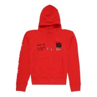 OFF-WHITE Monalisa Graphic Print Hoodie Red/Black/White