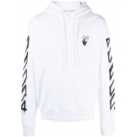 OFF-WHITE Spray Marker Hoodie White/Black