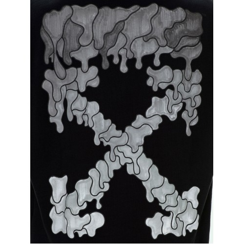 Оригинальный шмот OFF-WHITE Marker Hoodie Black/Grey