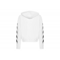 OFF-WHITE Diagonal Helvetica Oversized Hoodie White/Black
