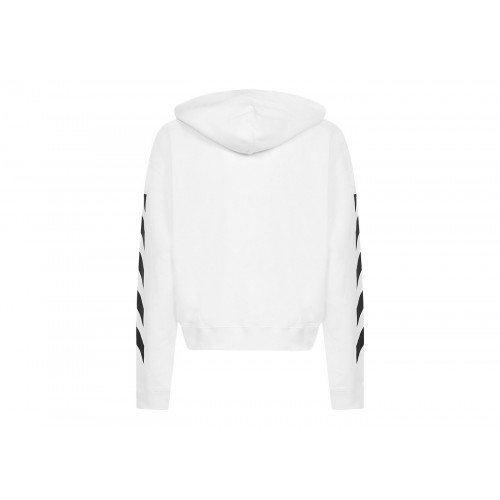 Оригинальный шмот OFF-WHITE Diagonal Helvetica Oversized Hoodie White/Black