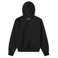 OFF-WHITE Arrows Print Hoodie Black/White