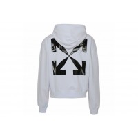 OFF-WHITE Caravag Arrow Over Hoodie White