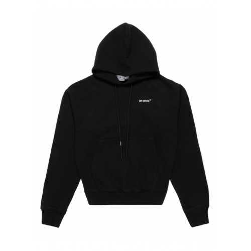 Оригинальный шмот OFF-WHITE Caravaggio Saint Jerome Writing Arrows Hoodie Black/White