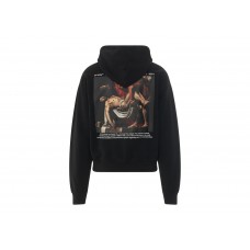 OFF-WHITE Caravaggio Deposition Print Oversized Hoodie Black/Multi