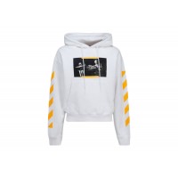 OFF-WHITE Caravaggio Saint Jerome Writing Print Hoodie White/Yellow/Black