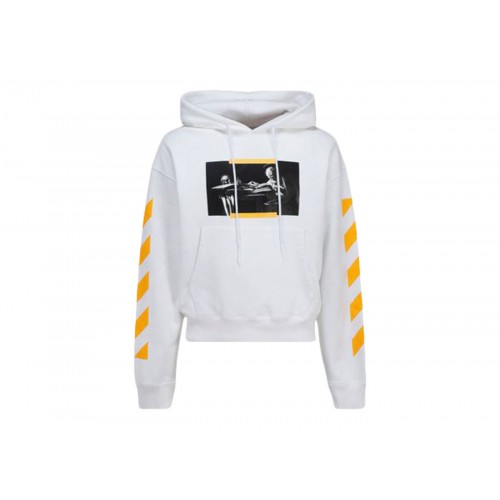 Off-White Caravaggio Painting Over Hoodie WhiteMulticolor
