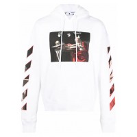 OFF-WHITE Caravaggio Saint Jerome Writing Hoodie White