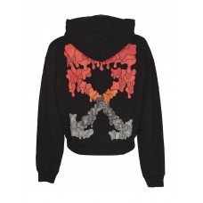 OFF-WHITE Marker Hoodie Black/Red