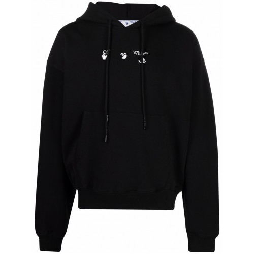 Оригинальный шмот OFF-WHITE Marker Hoodie Black/Red