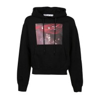 OFF-WHITE Spray Caravaggio Hoodie Black