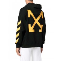 OFF-WHITE Diag Arrow Carav Mercy Skate Hoodie Black/White