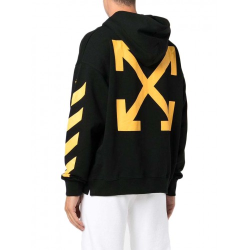 Оригинальный шмот OFF-WHITE Diag Arrow Carav Mercy Skate Hoodie Black/White