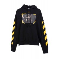 OFF-WHITE Diag Arrow Carav Mercy Skate Hoodie Black/White