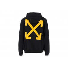 OFF-WHITE Arrow Caravaggio Mercy Skate Hoodie Black/Yellow/Multi