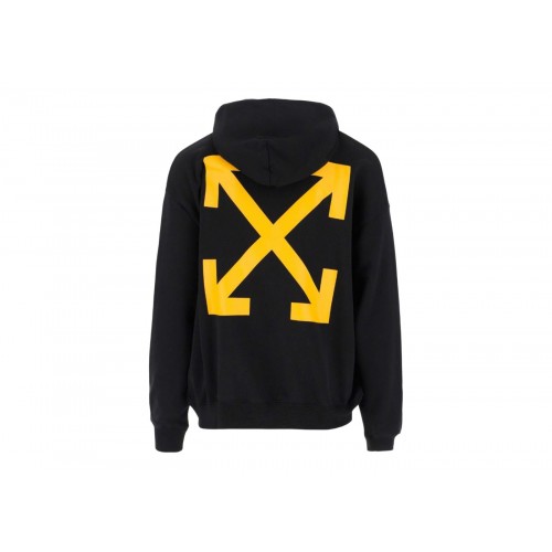 Оригинальный шмот OFF-WHITE Arrow Caravaggio Mercy Skate Hoodie Black/Yellow/Multi