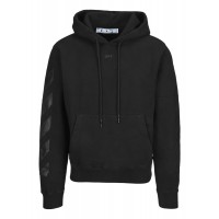 OFF-WHITE Rubber Arrows Hoodie Black