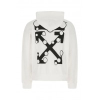 OFF-WHITE Bubble Arrows Hoodie White Black
