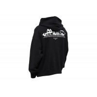 OFF-WHITE Paint Script Arrows Skate Hoodie Black/White