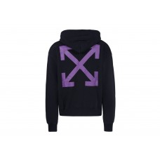 OFF-WHITE Arrow Caravaggio Mercy Skate Hoodie Black/Purple