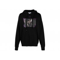 OFF-WHITE Arrow Caravaggio Mercy Skate Hoodie Black/Purple