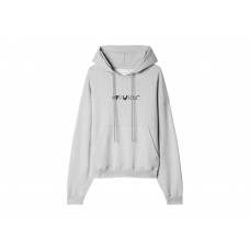 OFF-WHITE Faces Skate Hoodie Grey/Black