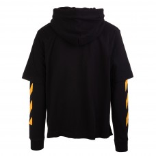 OFF-WHITE Caravaggio Painting Hoodie Black