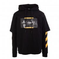OFF-WHITE Caravaggio Painting Hoodie Black