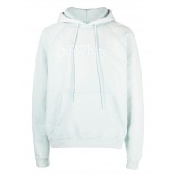 OFF-WHITE Laundry Raglan Skate Hoodie Baby Blue