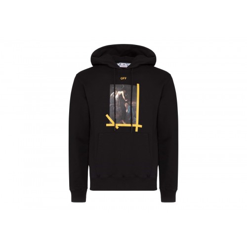 Оригинальный шмот OFF-WHITE Arrows Caravaggio Annunciation Slim Hoodie Black/Multi