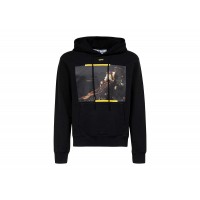 OFF-WHITE Arrow Caravaggio St. Fran Slim Hoodie Black/Yellow/Multi