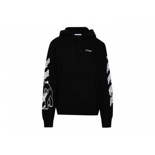 Оригинальный шмот OFF-WHITE Brick Arrows Hoodie Black